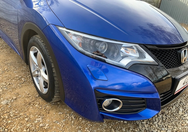 Honda Civic cena 51000 przebieg: 141232, rok produkcji 2015 z Szprotawa małe 562